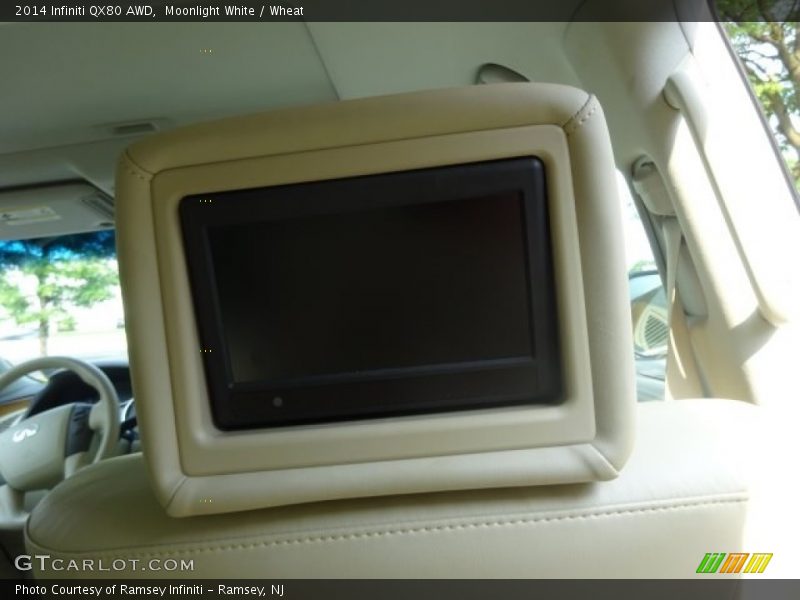Moonlight White / Wheat 2014 Infiniti QX80 AWD