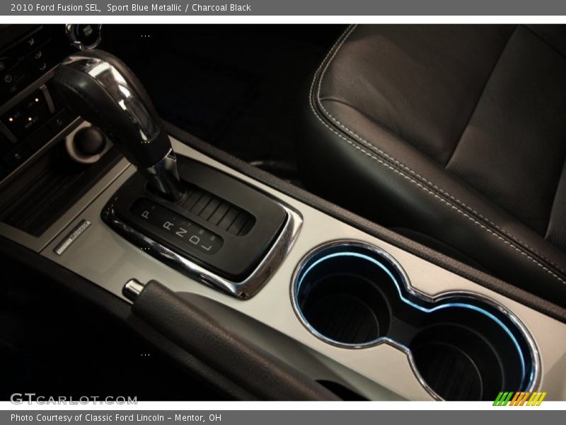 Sport Blue Metallic / Charcoal Black 2010 Ford Fusion SEL