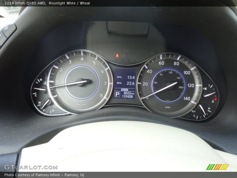  2014 QX80 AWD AWD Gauges