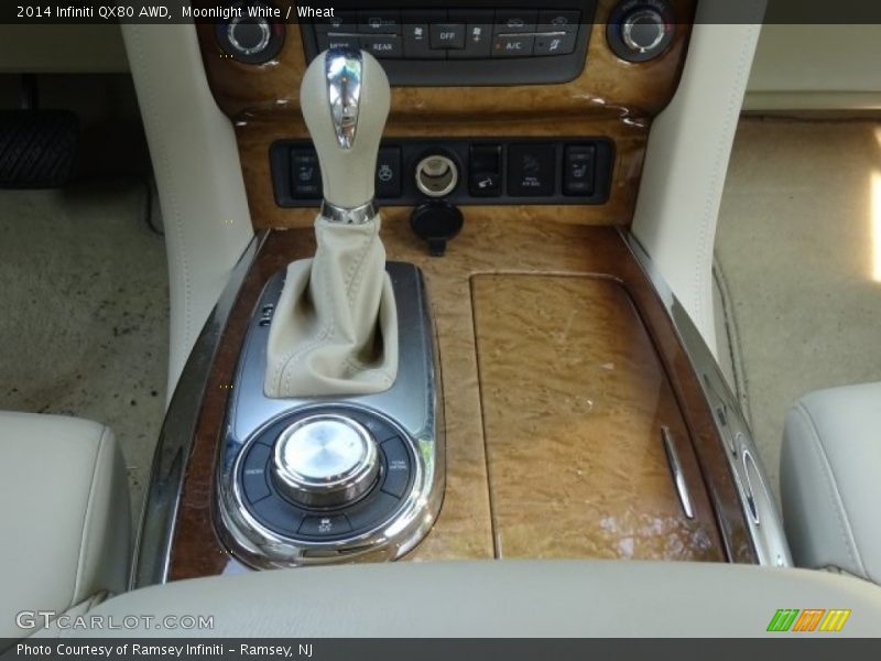 Moonlight White / Wheat 2014 Infiniti QX80 AWD