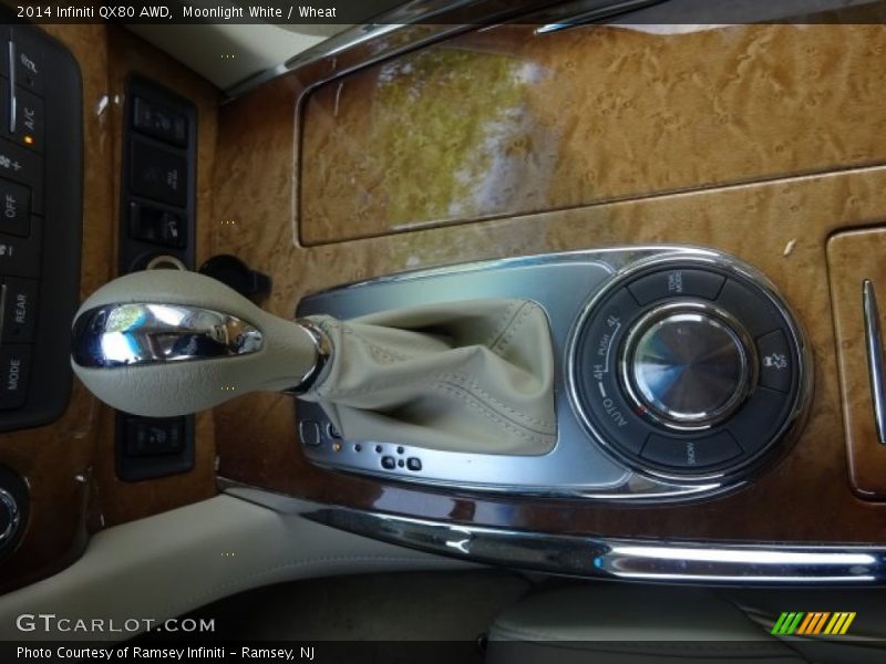 Moonlight White / Wheat 2014 Infiniti QX80 AWD