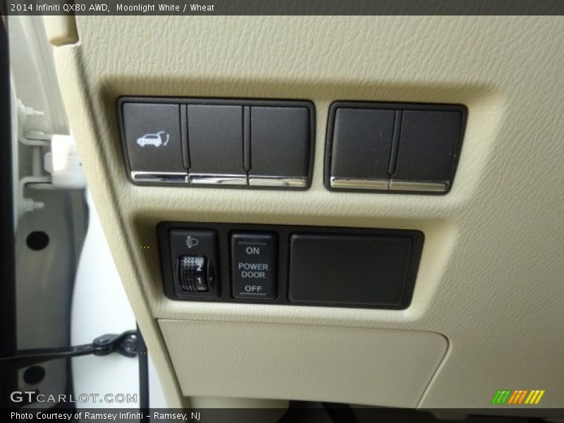Moonlight White / Wheat 2014 Infiniti QX80 AWD