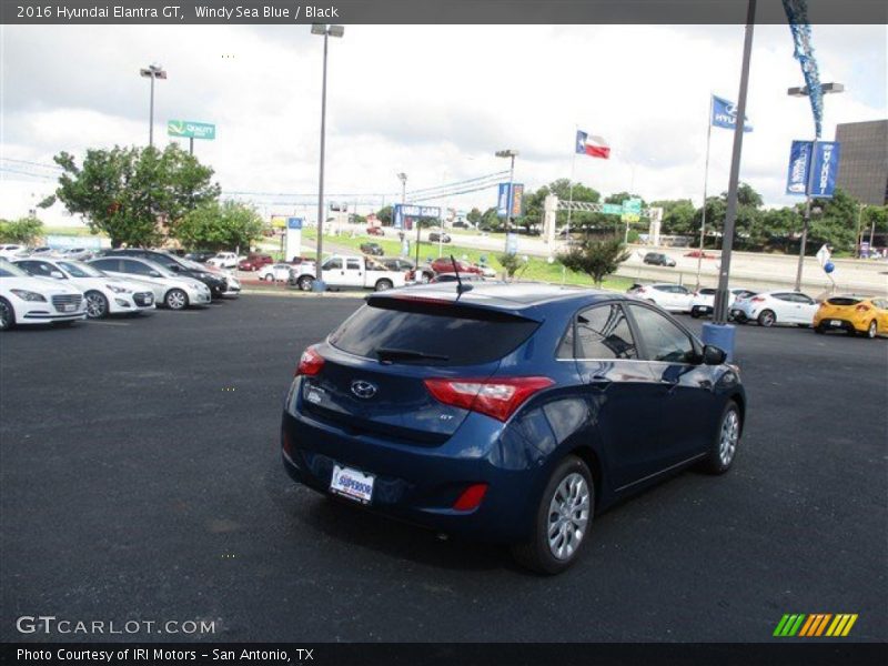 Windy Sea Blue / Black 2016 Hyundai Elantra GT