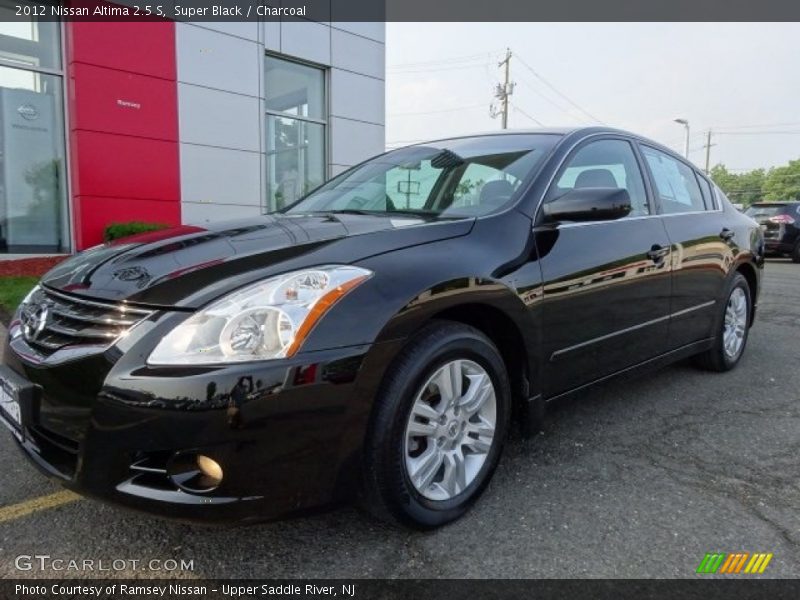 Super Black / Charcoal 2012 Nissan Altima 2.5 S