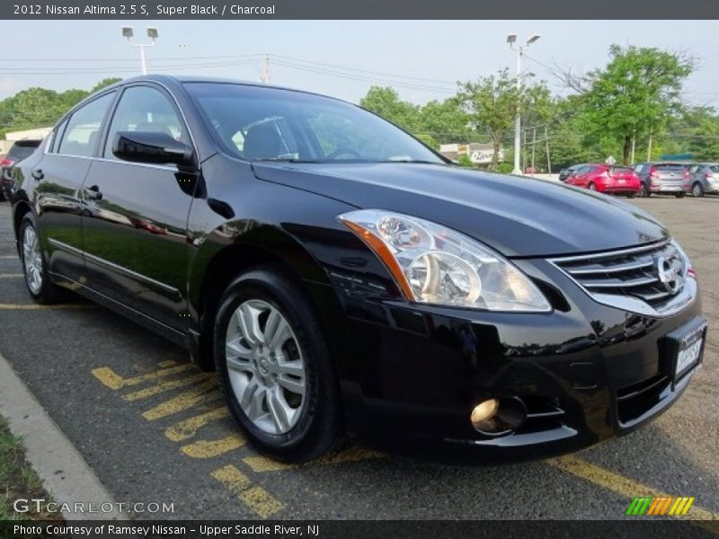 Super Black / Charcoal 2012 Nissan Altima 2.5 S