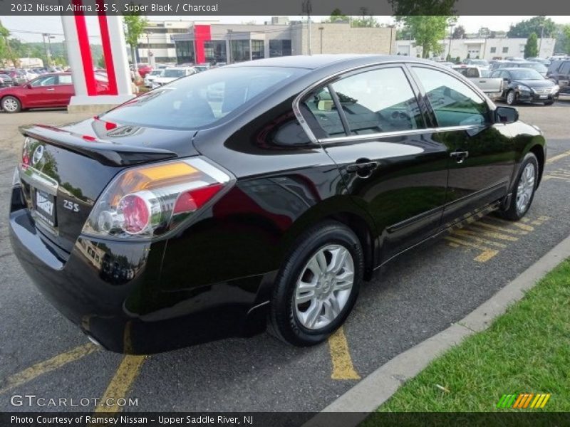 Super Black / Charcoal 2012 Nissan Altima 2.5 S