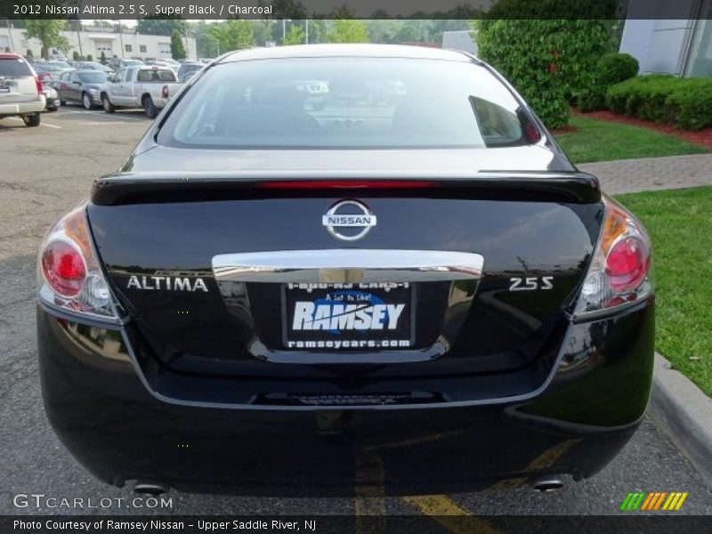 Super Black / Charcoal 2012 Nissan Altima 2.5 S