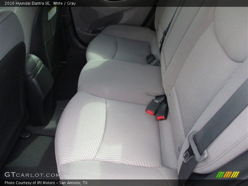 White / Gray 2016 Hyundai Elantra SE