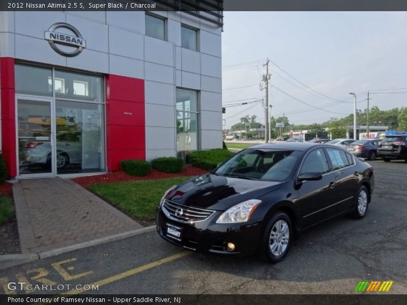 Super Black / Charcoal 2012 Nissan Altima 2.5 S