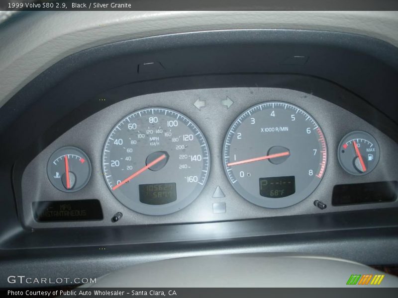 Black / Silver Granite 1999 Volvo S80 2.9