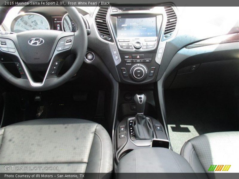 Frost White Pearl / Black 2016 Hyundai Santa Fe Sport 2.0T