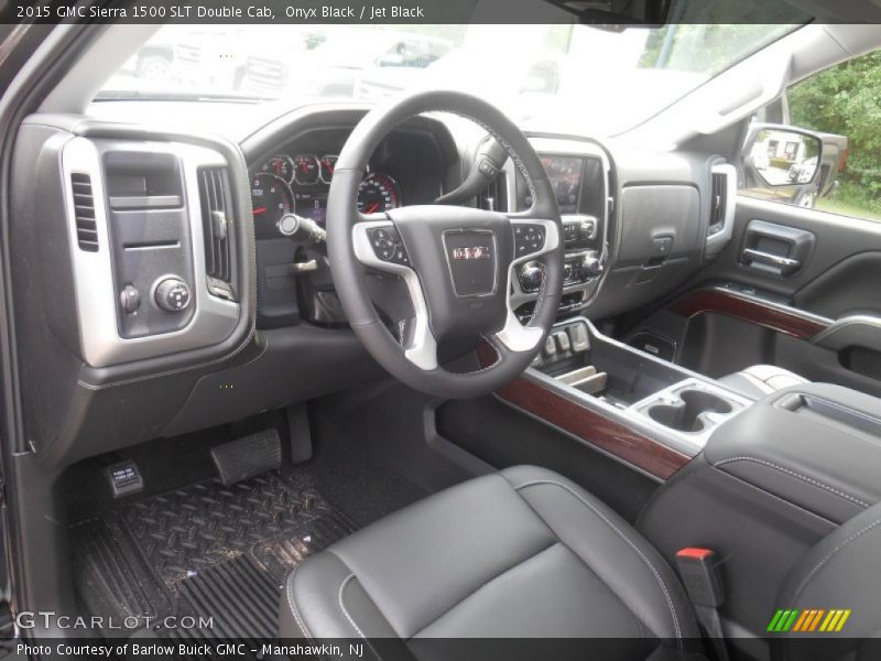  2015 Sierra 1500 SLT Double Cab Jet Black Interior