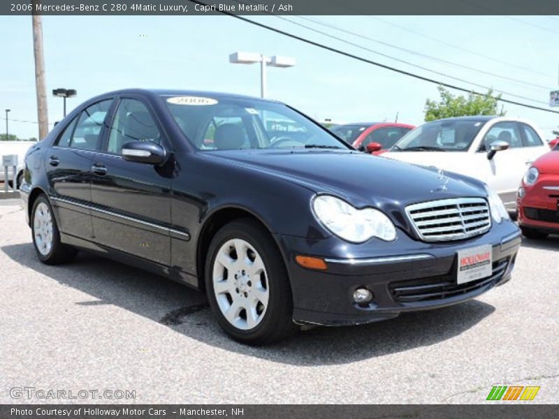 Capri Blue Metallic / Ash 2006 Mercedes-Benz C 280 4Matic Luxury