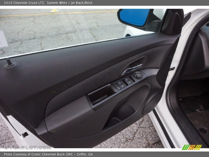 Summit White / Jet Black/Brick 2014 Chevrolet Cruze LTZ