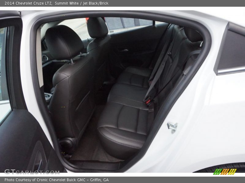 Summit White / Jet Black/Brick 2014 Chevrolet Cruze LTZ