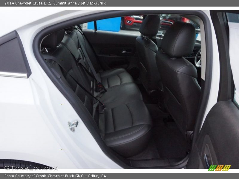 Summit White / Jet Black/Brick 2014 Chevrolet Cruze LTZ