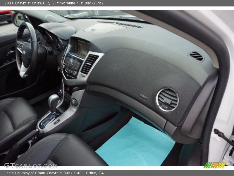 Summit White / Jet Black/Brick 2014 Chevrolet Cruze LTZ