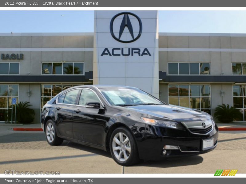 Crystal Black Pearl / Parchment 2012 Acura TL 3.5