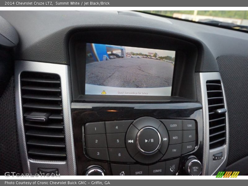 Summit White / Jet Black/Brick 2014 Chevrolet Cruze LTZ