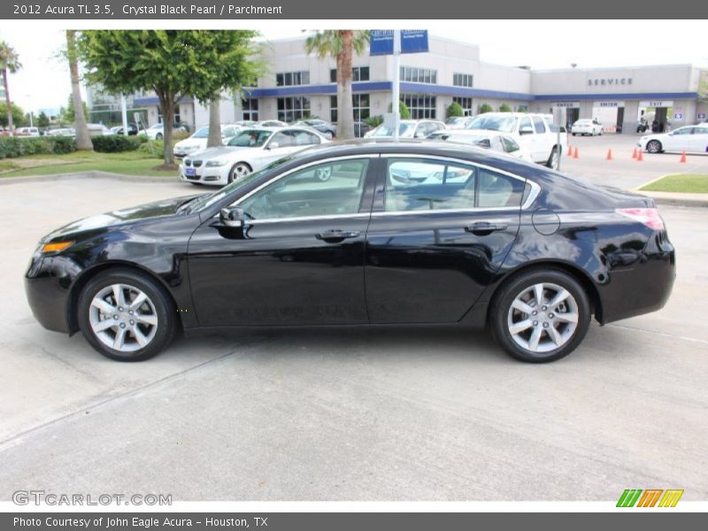 Crystal Black Pearl / Parchment 2012 Acura TL 3.5