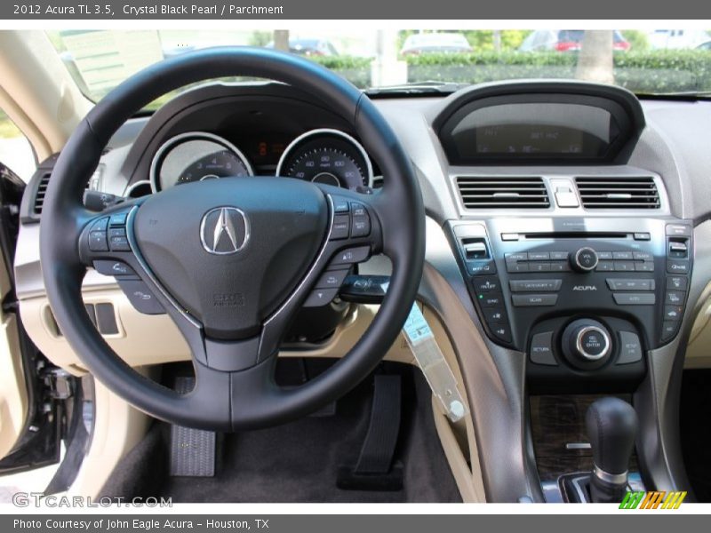 Crystal Black Pearl / Parchment 2012 Acura TL 3.5