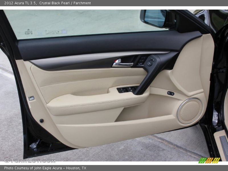 Crystal Black Pearl / Parchment 2012 Acura TL 3.5