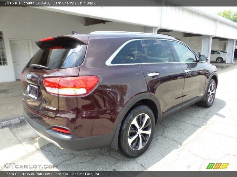 Dark Cherry / Satin Black 2016 Kia Sorento EX AWD