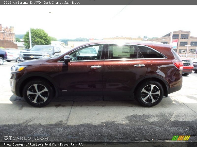 Dark Cherry / Satin Black 2016 Kia Sorento EX AWD