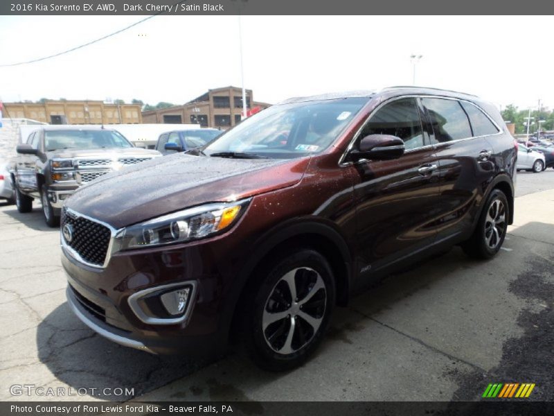 Dark Cherry / Satin Black 2016 Kia Sorento EX AWD