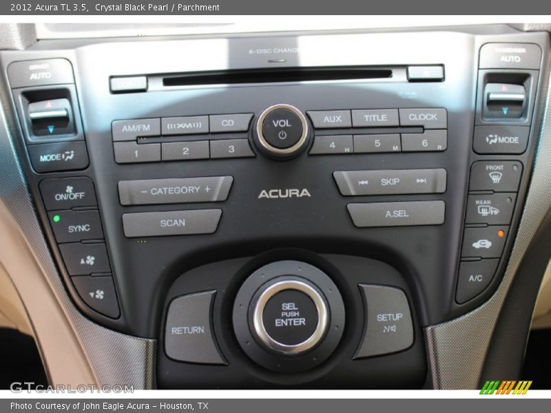 Crystal Black Pearl / Parchment 2012 Acura TL 3.5