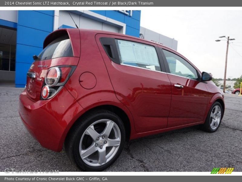 Crystal Red Tintcoat / Jet Black/Dark Titanium 2014 Chevrolet Sonic LTZ Hatchback