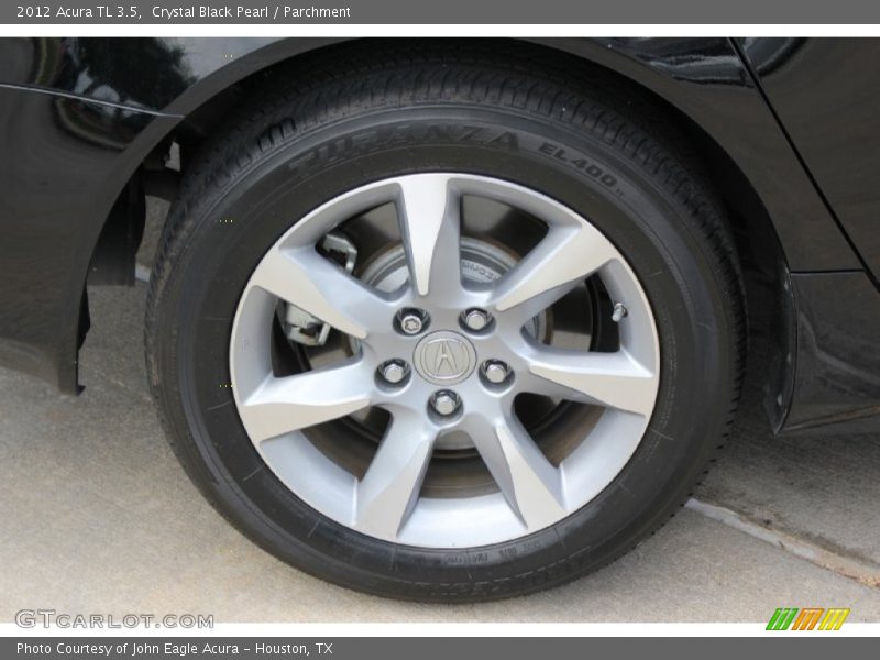 Crystal Black Pearl / Parchment 2012 Acura TL 3.5