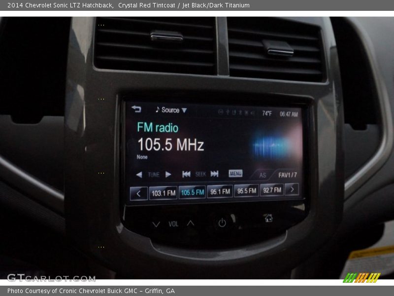 Crystal Red Tintcoat / Jet Black/Dark Titanium 2014 Chevrolet Sonic LTZ Hatchback