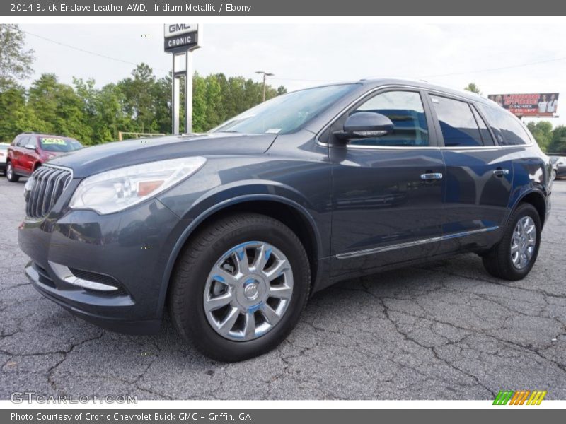 Iridium Metallic / Ebony 2014 Buick Enclave Leather AWD