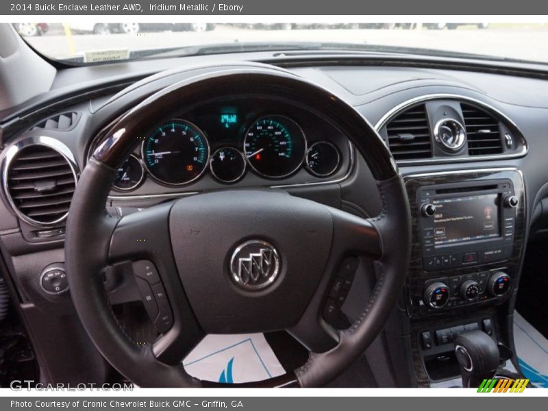 Iridium Metallic / Ebony 2014 Buick Enclave Leather AWD