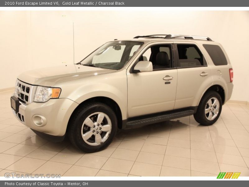 Gold Leaf Metallic / Charcoal Black 2010 Ford Escape Limited V6