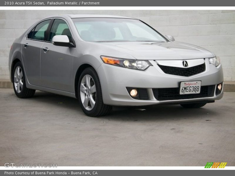 Palladium Metallic / Parchment 2010 Acura TSX Sedan