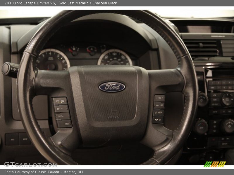 Gold Leaf Metallic / Charcoal Black 2010 Ford Escape Limited V6