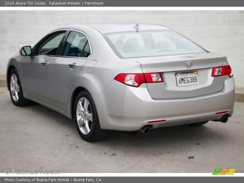 Palladium Metallic / Parchment 2010 Acura TSX Sedan