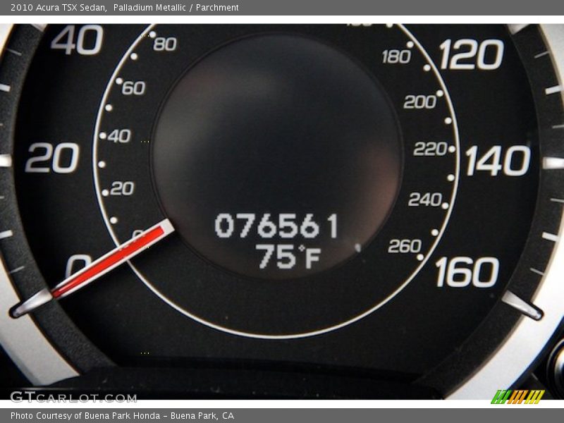 Palladium Metallic / Parchment 2010 Acura TSX Sedan