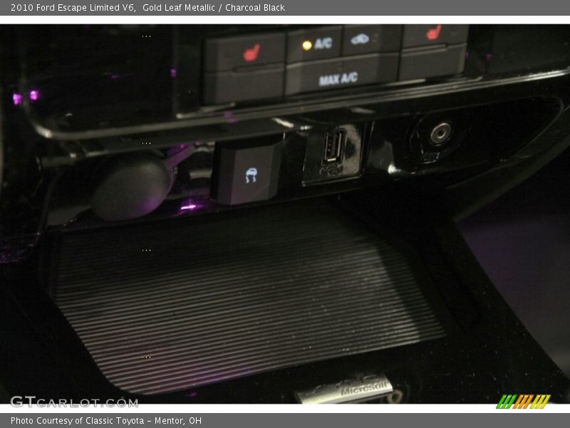 Gold Leaf Metallic / Charcoal Black 2010 Ford Escape Limited V6