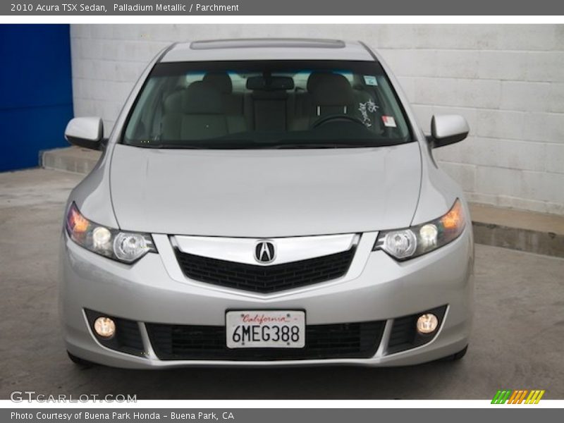 Palladium Metallic / Parchment 2010 Acura TSX Sedan