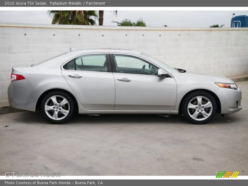 Palladium Metallic / Parchment 2010 Acura TSX Sedan