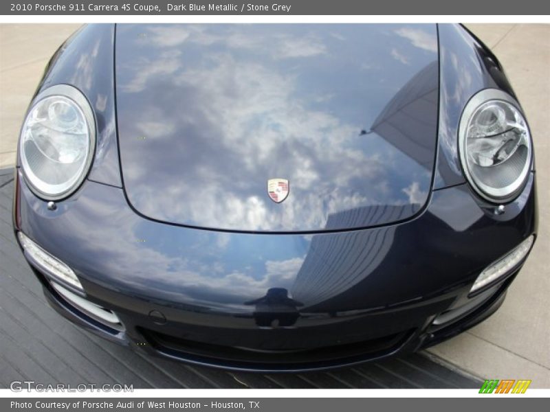 Dark Blue Metallic / Stone Grey 2010 Porsche 911 Carrera 4S Coupe