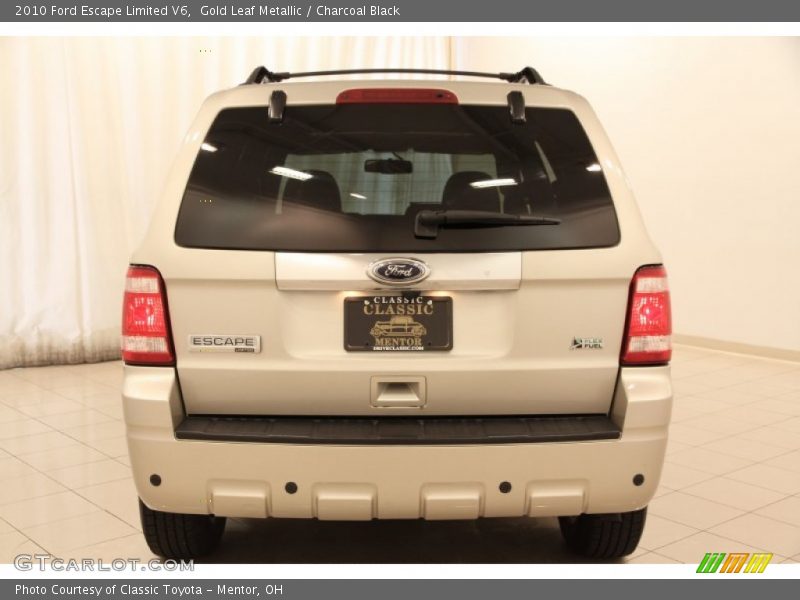 Gold Leaf Metallic / Charcoal Black 2010 Ford Escape Limited V6