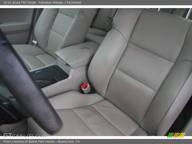 Palladium Metallic / Parchment 2010 Acura TSX Sedan