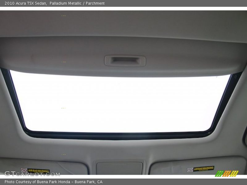 Palladium Metallic / Parchment 2010 Acura TSX Sedan