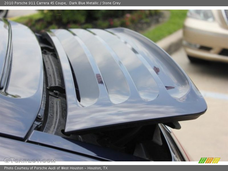 Dark Blue Metallic / Stone Grey 2010 Porsche 911 Carrera 4S Coupe