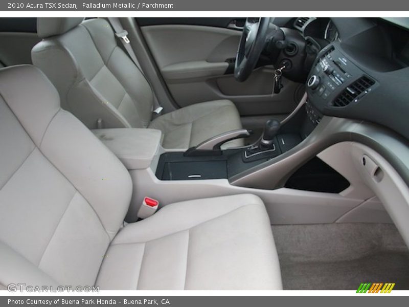 Palladium Metallic / Parchment 2010 Acura TSX Sedan