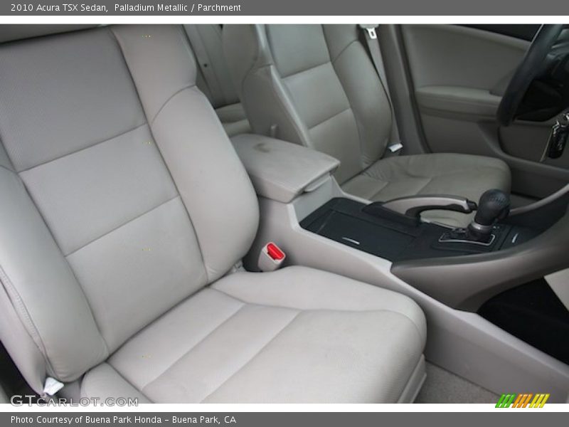 Palladium Metallic / Parchment 2010 Acura TSX Sedan